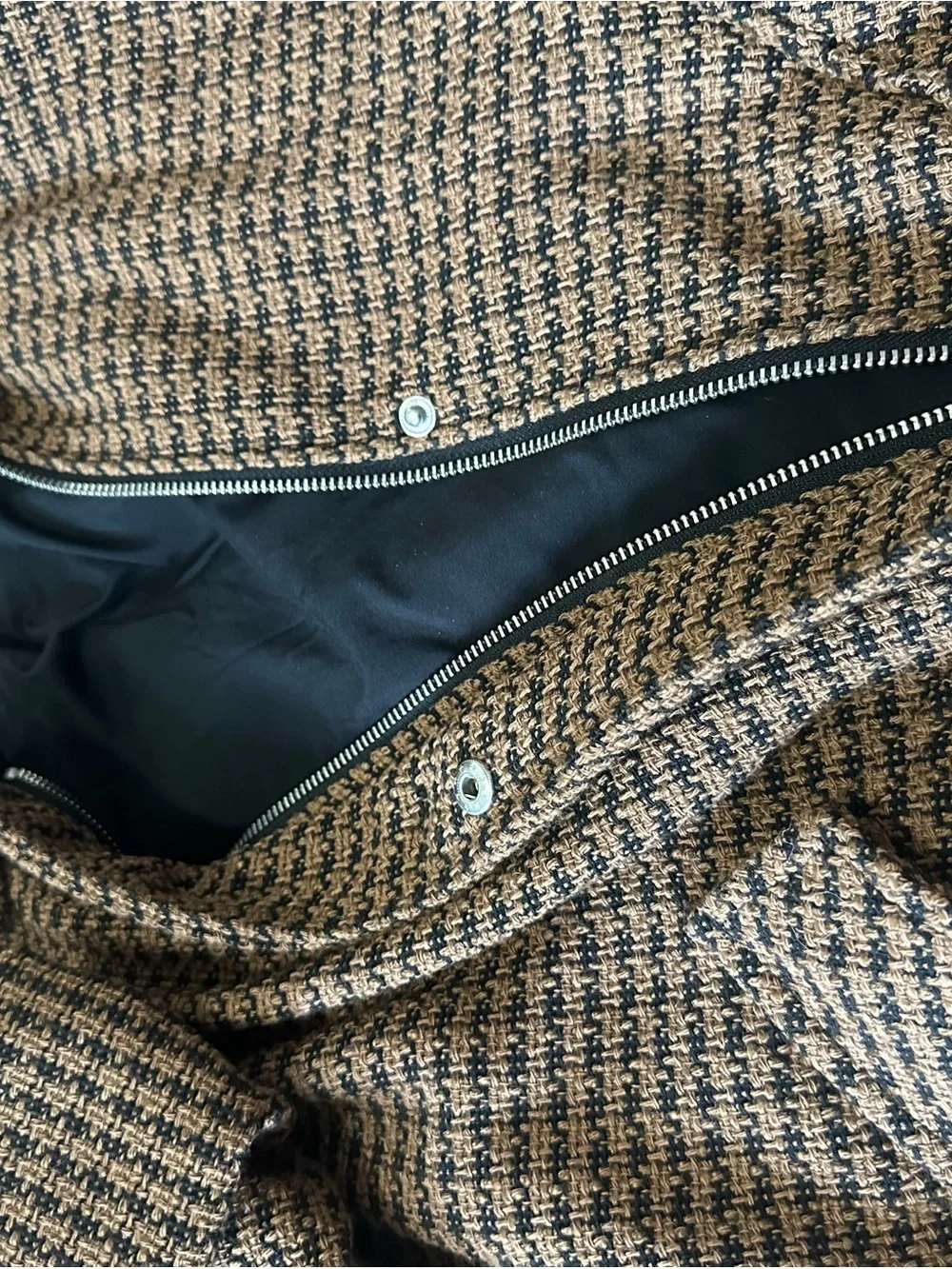 Universal Thread Brown Houndstooth Utility Jacket - Picture 6 of 7